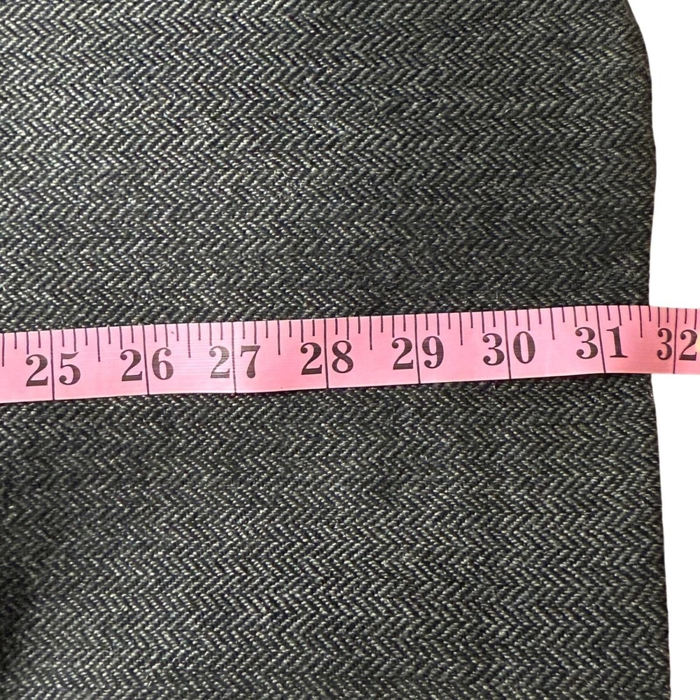 VTG TodaysManTM 44R Messina Blazer Jacket Italian Cashmere Grey Herringbone - Picture 10 of 12